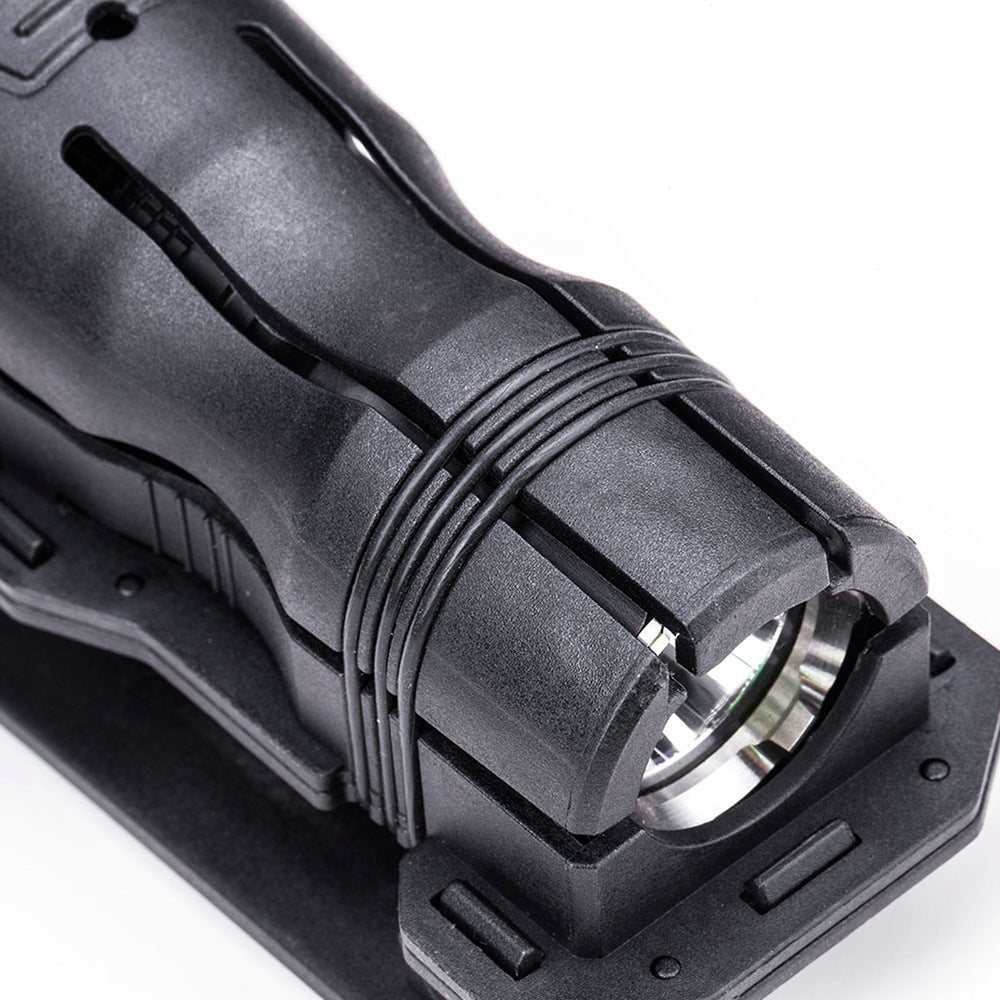 Illuminate Your Adventures with the 360-degree Rotating V6 Tactical Flashlight